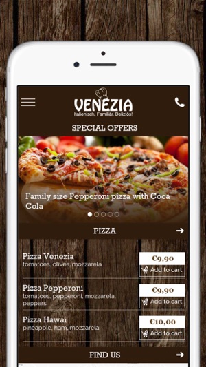 Pizzeria Restorante Venezia(圖1)-速報App