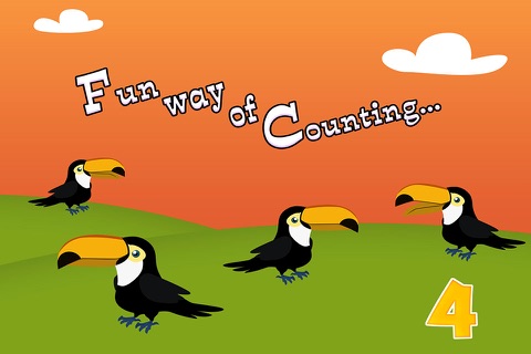 123 Counting Academy - Preschool Kids Play & Learn Challenging Number Activities with Dancing Animals Birds and Fruits screenshot 2