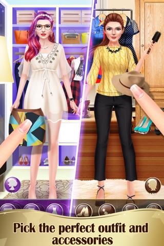 Hair Color Styling Salon : Celebrity Beauty Studio - Hollywood Makeover Game screenshot 3