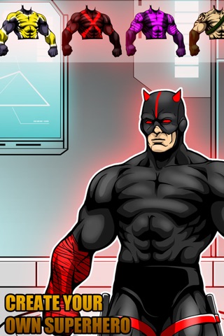 Create Your Own Man Super-Hero -  The Comics Super-Man Characters Costume Maker Dress Up screenshot 3