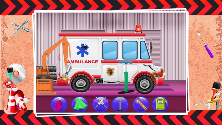 Ambulance Repair Shop – Fix the vehicle in this crazy mechanic game