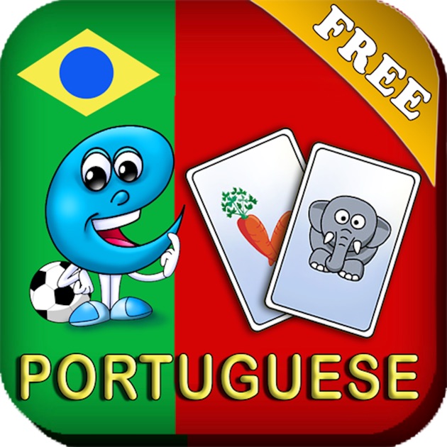 Portuguese Baby Flash Cards Kids learn to speak Portuguese quick with