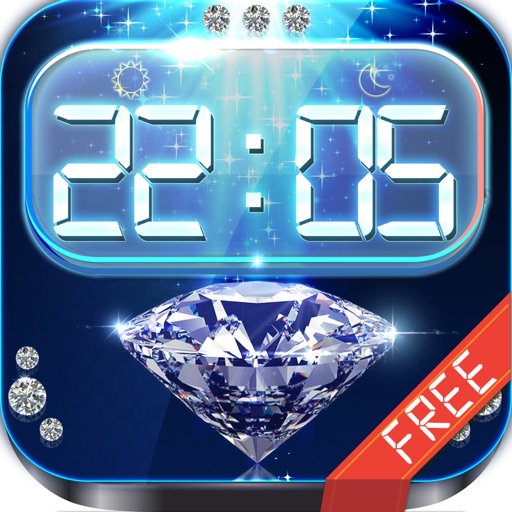 iClock Diamon & Jewellery Alarm Clock Wallpapers Free icon