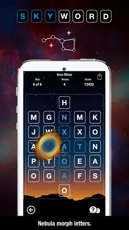 Game screenshot SkyWord Constellations - Free Word Puzzle - Free Word Finder apk