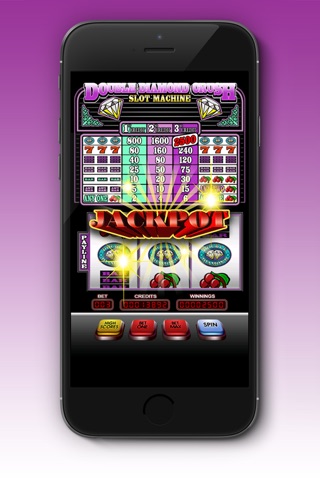 Double Diamond Crush Slot machine screenshot 2