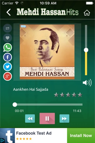 Mehdi Hassan Hits screenshot 3