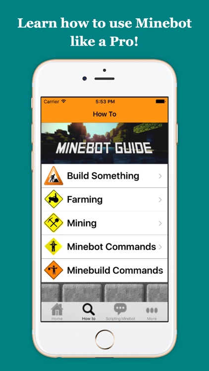 Minebot Pocket for Minecraft: PC Edition