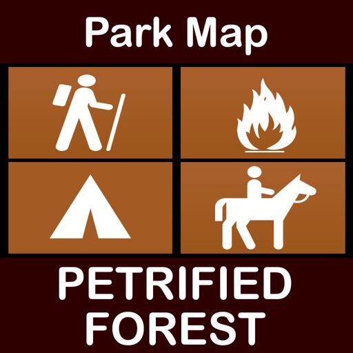 Petrified Forest National Park : GPS Hiking Offline Map Navigator icon