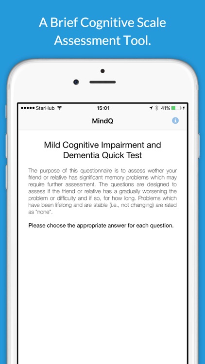 MindQ -  Brief Cognitive Scale