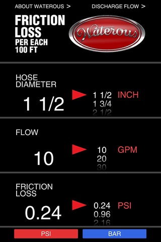 Water Flow Calculators screenshot 2
