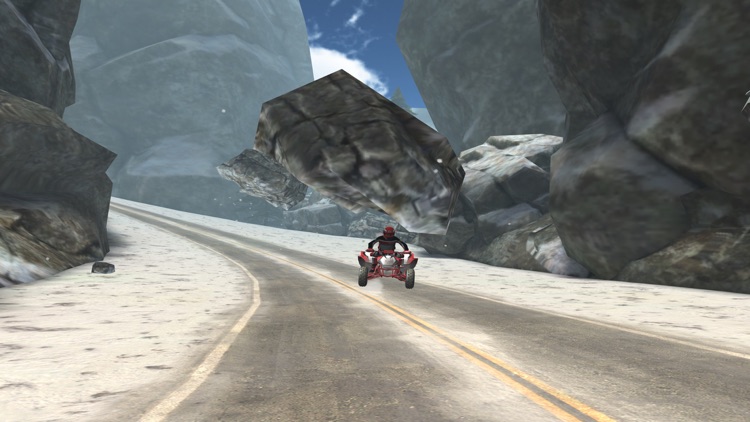 ATV Snow Racing - eXtreme Real Winter Offroad Quad Driving Simulator Game PRO Version screenshot-4