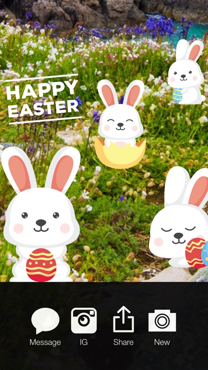 Happy Easter - Easter Celebration Everyday FREE Photo Stickers screenshot-4