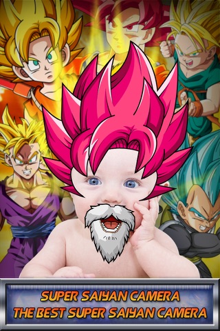 Super Saiyan Sticker Camera - Cartoon & Manga Photo Booth for Hair Goku screenshot 4