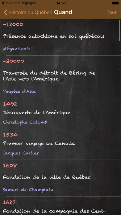 Screenshot #3 pour Histoire du Québec