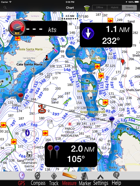 Corse GPS Nautical Charts Pro