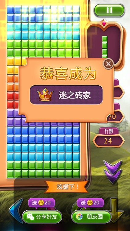 俄罗斯方块(豪华版) - 经典版免费2016最新单机小游戏 screenshot-4