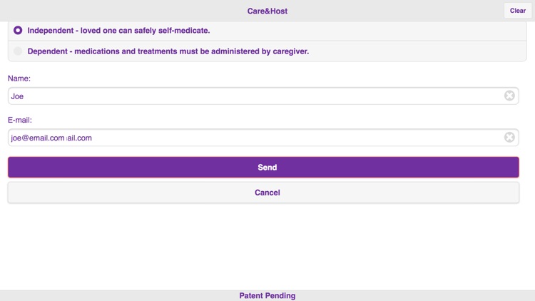 Care&Host Assessment Survey