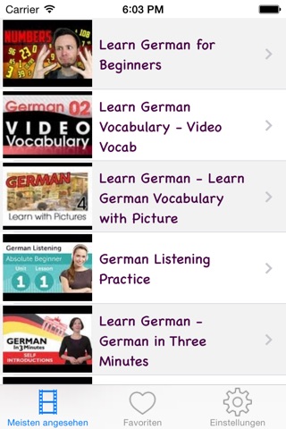 German Conversation Courses: Funny Videos screenshot 4