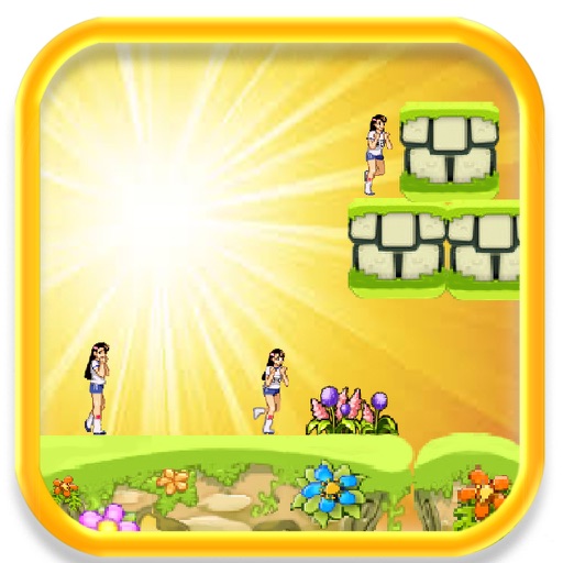 Running Girl - BEST Run & Jump Platform Games icon