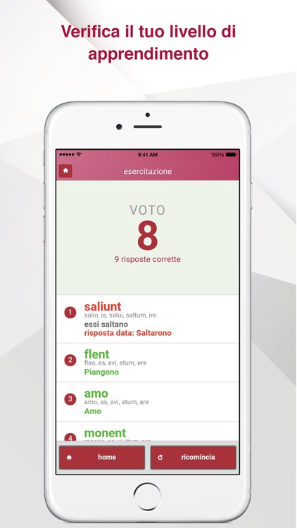 Verbi Latini - Esercitazioni e quiz screenshot-4