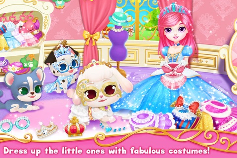 Princess Pet Palace: Royal Puppy - Pet Care, Play & Dress Up screenshot 3