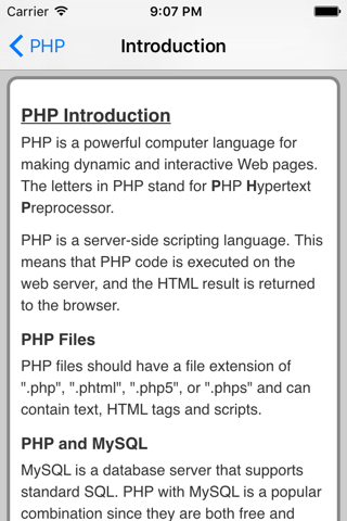 PHP Pro Quick Guide screenshot 2