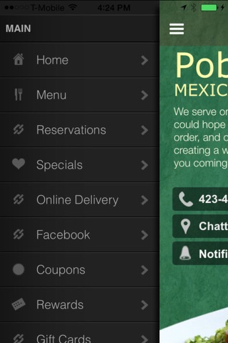 Poblanos Mexican Cuisine screenshot 2