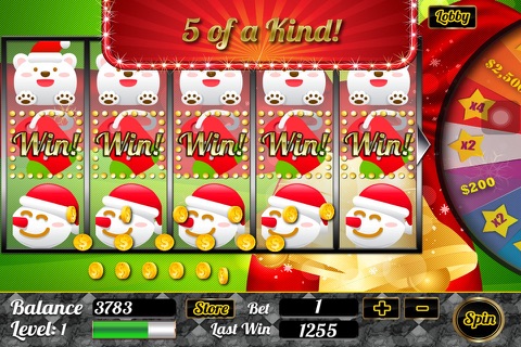 Slots Mistletoe Craze - Free Slot Casino Bonanza, Video Poker and More! screenshot 3