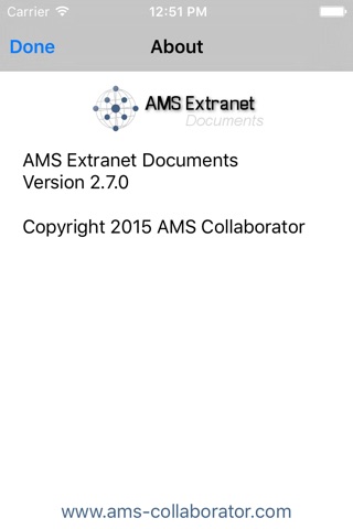 AMS Extranet Documents screenshot 4