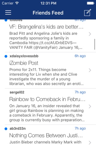 LJ Reader – LiveJournal iPhone Edition screenshot 2