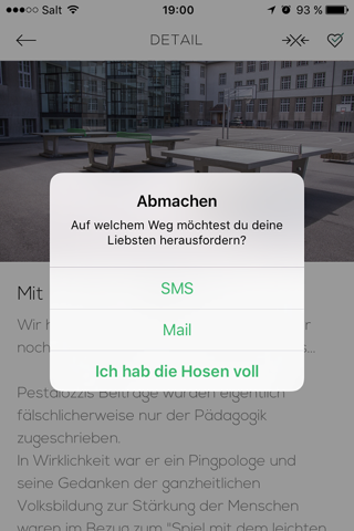 Ping Pong App Bern - Deine Sammlung öffentlicher Tische in der Stadt screenshot 4