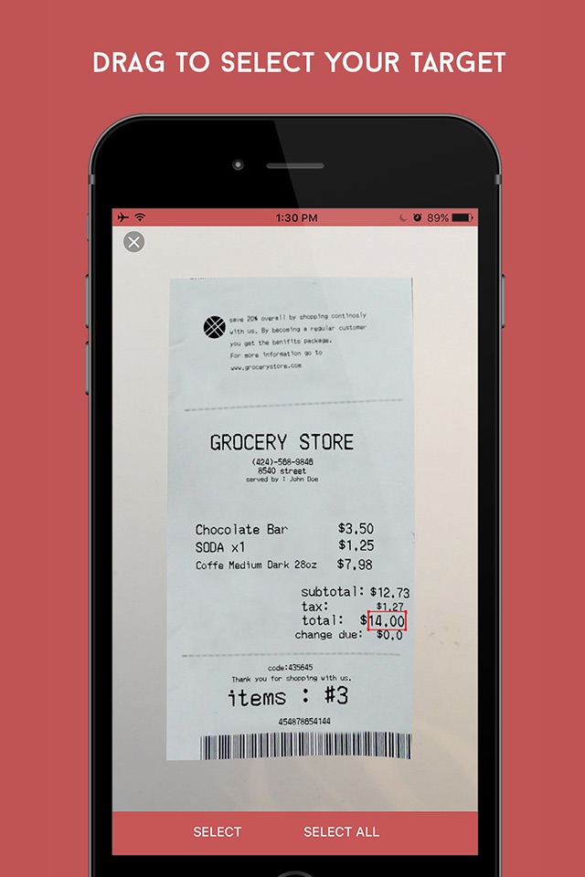 Camculator - Calculate Receipts Documents With Your Camera screenshot 3