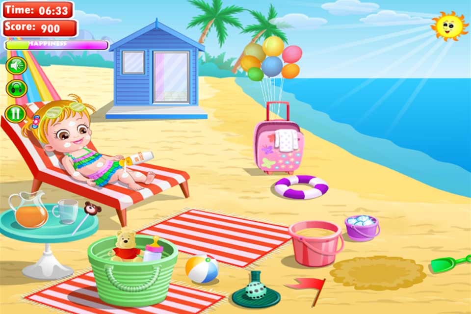 Baby Hazel in the Sand screenshot 2