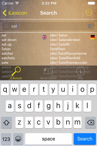 iLexicon offline dictionary screenshot 2