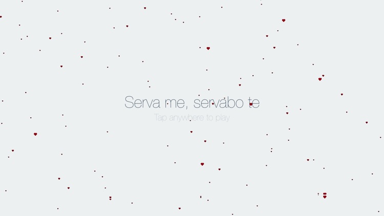 Serva me, servabo te