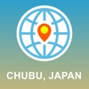 Chubu, Japan Map - Offline Map, POI, GPS, Directions