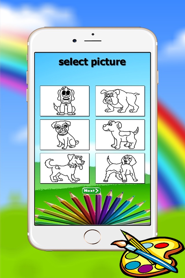 Coloring Book The Dog For kids of all ages screenshot 2