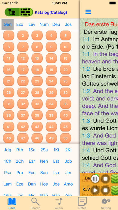 How to cancel & delete Audio Deutsch Bibel Schlachter German holy bible from iphone & ipad 2