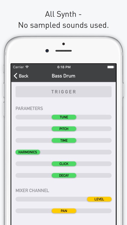 MoDrum - Synthesis-based Drum Machine