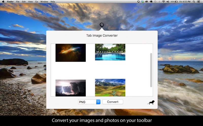 Tab Image Converter: Convert images and photos directly from your toolbar thumbnail 1