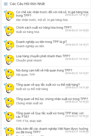 TPPVN - Câu Hỏi TPP screenshot 3