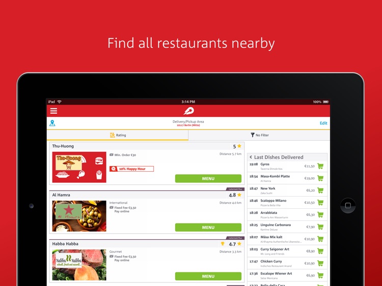 Lieferheld - Delicious food delivery service for i