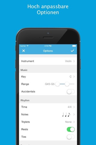 Sight Reading Machine - Practice Music Reading Skill for Guitar, Saxophone and 20 More Instruments screenshot 2