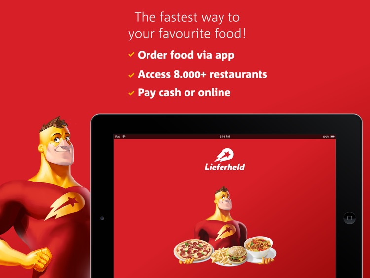 Lieferheld - Delicious food delivery service for i