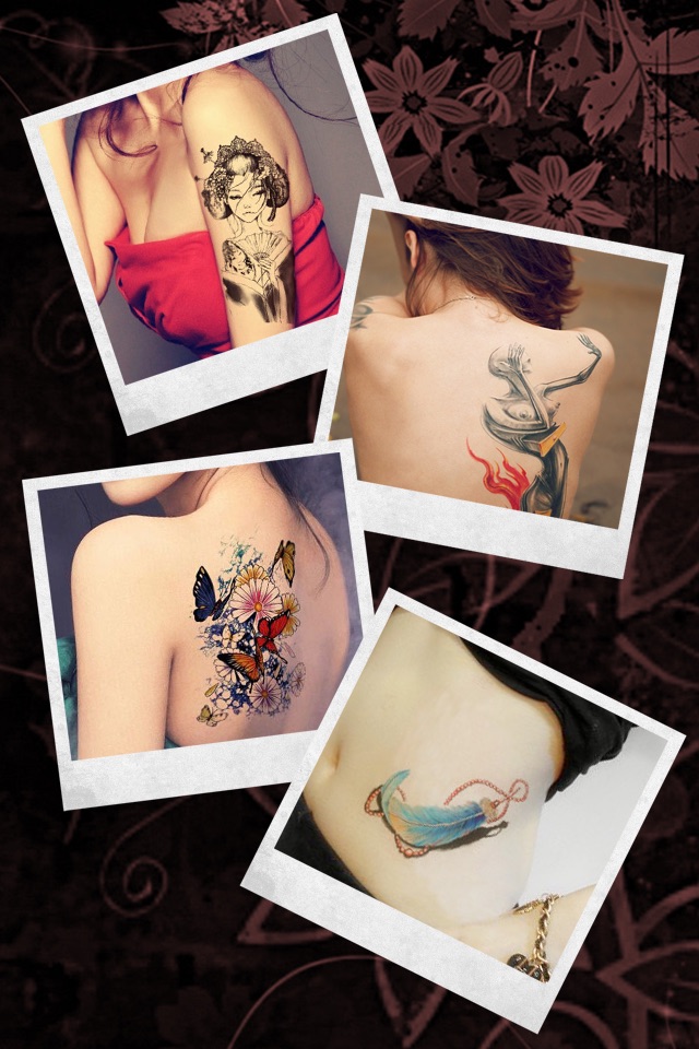 Tattoo photo editor studio - piercing and inked tattoos designs from real artist salon for girls and boys screenshot 3