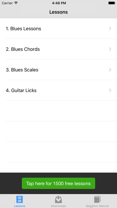 How to cancel & delete Blues Guitar Lessons from iphone & ipad 1