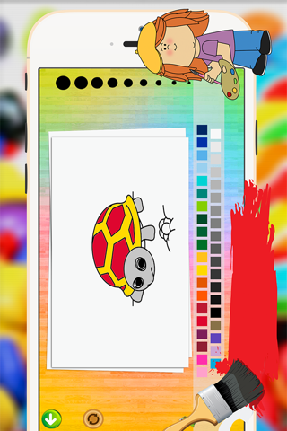 Sea Animal Coloring Pages Kids Painting Game screenshot 4