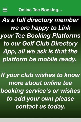 Golf Club Directory App screenshot 4