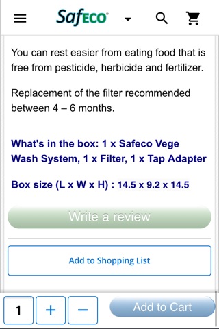 Safeco Alkaline Drinking Water Converter screenshot 4