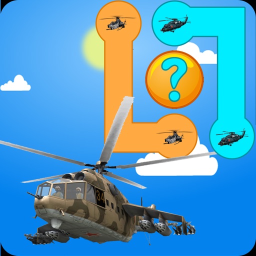 Helicopter Match Race for Toddlers Icon
